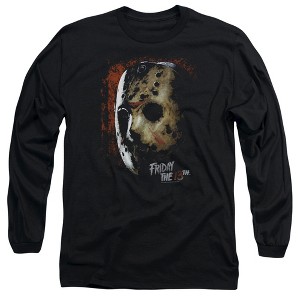 Men’s Friday The 13th Mask Of Death Long Sleeve T-Shirt - 1 of 4