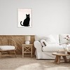 Stupell Industries Halloween Black Cat Silhouette Framed Giclee Art - 2 of 4
