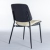 Vatro Dining Chairs Set of 2 Mid-Century Modern Retro Faux Leather Chair - 3 of 4