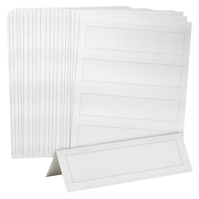 Sustainable Greetings Tent Table Place Cards (120 Count) Printer Friendly, 2.5 x 8.5 inches