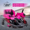 360°Rotation Electric Ride-on, 2.4G Remote Control, Blue Laser Shooting Sound, Bilateral Steering Control Handle, 12V 7AH Rechargeable Battery - 2 of 4