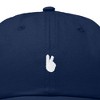 Dalix Lil Peace Sign Embroidered Cotton Cap Outdoor Dad Hat Womens - 2 of 4