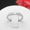 Dione Anniversary Band Ring Sterling Silver Baguette Cz Ginger Lyne Collection - 2 of 4