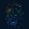 Adult Design By Humans Roar Your Pride Lion Rainbow By WheelsAflame Tank Top - 2 of 2