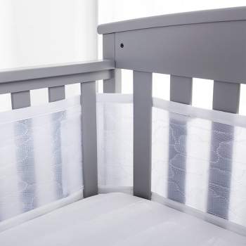 BreathableBaby Breathable Mesh Crib Liner - Deluxe Sheer Quilted Collection