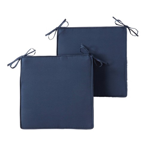 Kensington Garden 2pc 18 x18 Outdoor Chair Cushions Navy