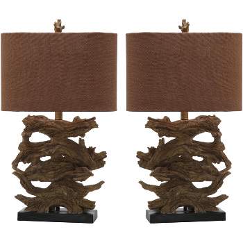Forester Table Lamp (Set of 2) - Brown - Safavieh