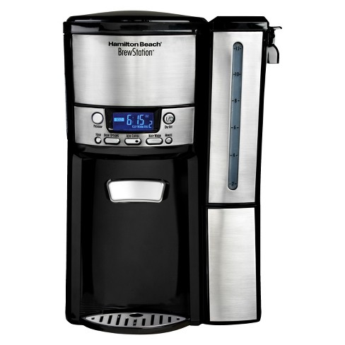 Hamilton Beach 10-Cup Coffee Maker, Programmable BrewStation Dispensing  Coffee Machine (47380),Black
