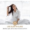 APSMILE Down Alternative Comforter, Bio-Based Duvet Insert for All-Season, Ultra-Soft Plush White Bed Comforter - 3 of 4