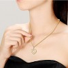 Guili Harmony Hearts Open Pendant Necklace – Beautiful, Elegant Design Featuring Intertwined Hearts, Symbolizing Love, Unity, and Timeless Connection. - 3 of 3