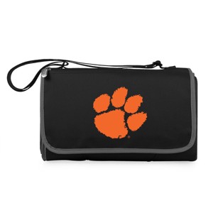 NCAA Clemson Tigers Blanket Tote Outdoor Picnic Blanket - Black - 1 of 4