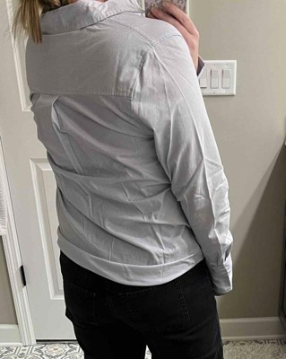 Women's Embellished Button-down Shirt - A New Day™ White Xs : Target