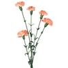 Allstate Floral Mini Carnation Artificial Floral Spray - 27.5" - Peach - 3 of 4