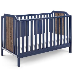 Acoinel Wooden Crib with Natural Accents for Nursery - 1 of 4