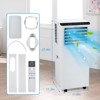 Jojoka 8000 BTU Portable Air Conditioner with Remote, 3-in-1 AC Unit with Fan & Dehumidifier, Cools Rooms up to 350 Sq. Ft, Includes Window Kit - 2 of 4