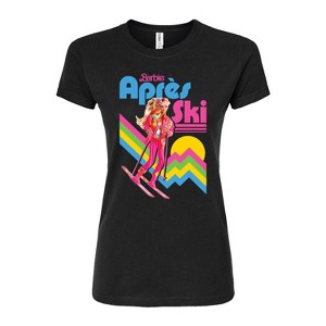 Women's - Barbie - Retro Apres Ski-Juniors Fitted Graphic T-Shirt Fitted Graphic T-Shirt - 1 of 2
