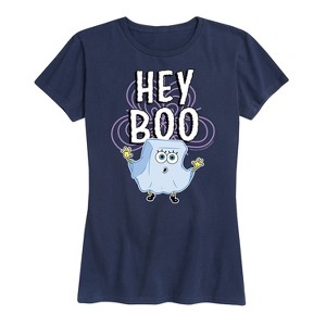 Women's - SpongeBob SquarePants - Hey Boo Short Sleeve Graphic T-Shirt - 1 of 4