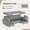 EROMMY 6 - Piece Modular Sectional Couch, Modular Couches and Sofas Sectional with Storage for Living Room - 4 of 4