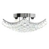 CWI Lighting Queen 4 Light Flush Mount With Chrome Finish - 4 of 4