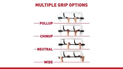 Perfect fitness pull up best sale bar target