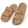 Collections Etc Double Strap Sandal - 2 of 3