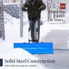 Best Choice Products 36in Hand Snow Pusher w/ 2 Wheels, Adjustable Handle, Blade Angle, Reflective Tape - 3 of 4