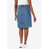 Jessica London Women's Plus Size True Fit Stretch Denim Short Skirt - image 3 of 4