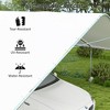 19' x 19.5' Carport, Portable Garage and Patio Canopy Tent, Anti-UV Cover for Car, Truck, Boat, Catering - 4 of 4