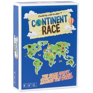 Continent Race - Geography Learning Educational Card Game for Kids - 1 of 4