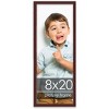 PosterPalooza | 8x20 Wood Frame with UV Acrylic, 6 Finishes: Black, White, Bronze, Silver, Wood, Mahogany - 2 of 4