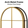 Dovelina Metal Framed Arch Top with Window Panel Decorative Wall Mirror - image 2 of 4