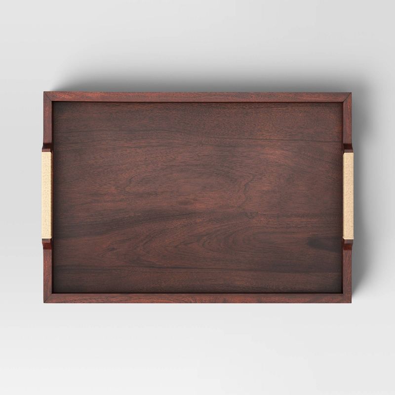 Decorative Wood Tray - Threshold™, 4 of 9