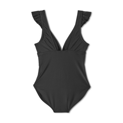 Women's Ruffle Ruched Full Coverage One Piece Swimsuit - Kona Sol