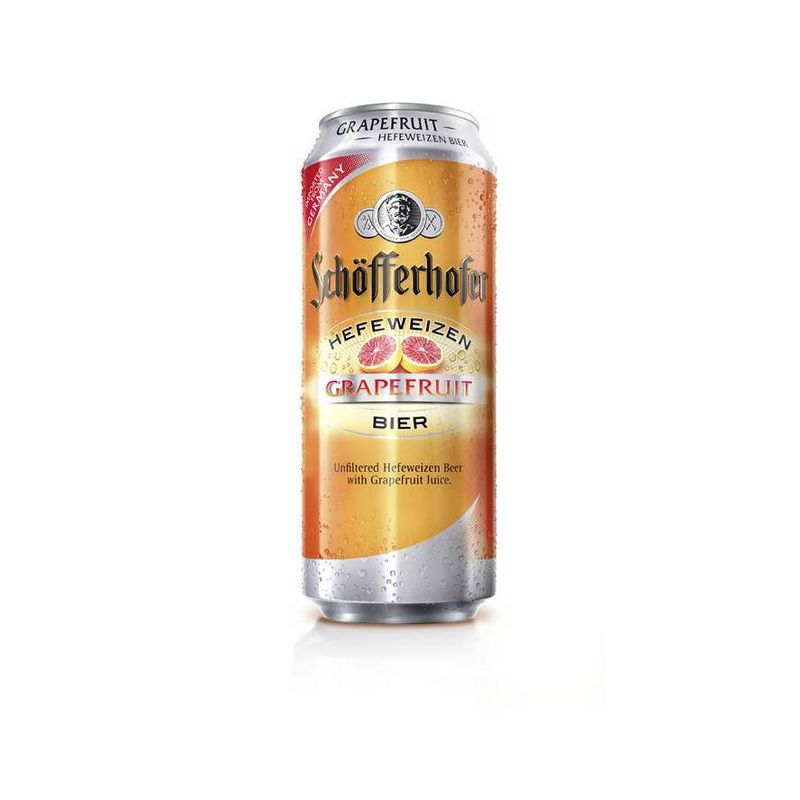 Schofferhofer Grapefruit Hefeweizen Beer - 4pk/16.9 fl oz Cans, 3 of 4