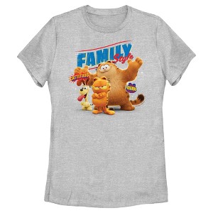 Women's The Garfield Movie Family Style T-Shirt - 1 of 4