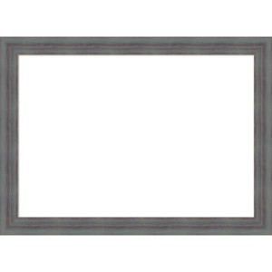 Amanti Art Dixie Blue Gray Rustic Framed Magnetic Dry Erase Board - 1 of 4