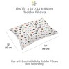 BreathableBaby Cotton Percale Pillowcase, For 13" x 18" Toddler Pillow (2-Pack) - 2 of 4