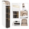 YIYIBYUS  4-Tiers Free Standing Toilet Cabinet with Drawers for Small Sapce, Bedroom, Living Room - 3 of 4