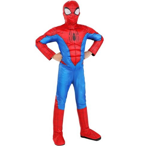 Boys' Spider-man Fabric Costume Mask - 16 In. - Red : Target