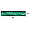 Big Dot of Happiness Green 2025 Graduation Party Decorations Party Banner - 2 of 4