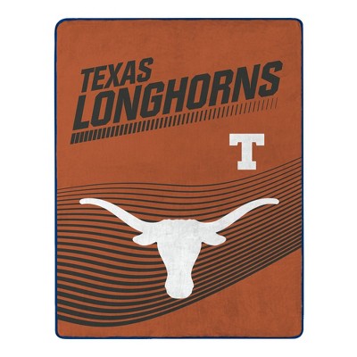 Sweet Home Collection NCAA Texas Longhorns Microfiber Plush Throw Blanket