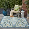 Waverly Sun & Shade "Starry Eyed" Flamingo Indoor/Outdoor Area Rug by Nourison - 2 of 4