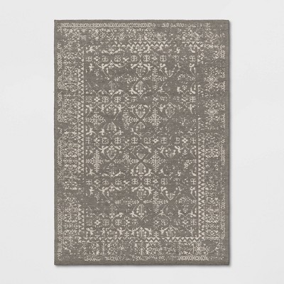 5'x7' Comerford Distressed Jacquard Persian Wool Woven Area Rug - Threshold™