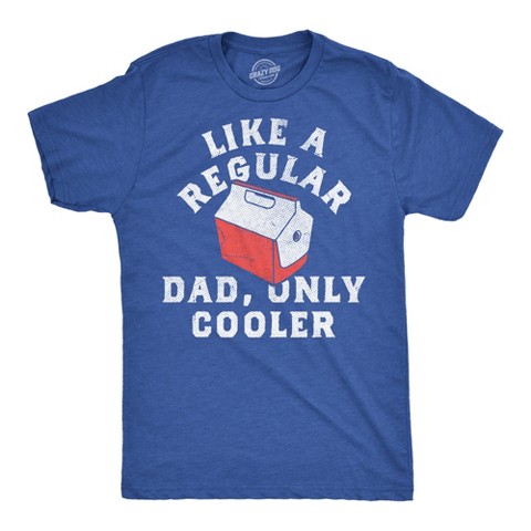 Мужские футболки Crazy Dog T-Shirts, Inc. Mens Funny T Shirts Like A Regualr Dad Only Cooler Sarcastic Fathers Day Tee For Men - Crazy Dog Men's T Shirt Gift for Dad Royal XL