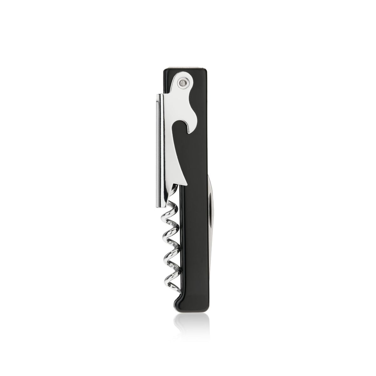 True Latchkey Corkscrew Wine Opener with Foil Cutter, Stainless Steel & Durable Plastic for Home Bar, Kitchen, Outdoor Party, Gifts for Wine Lovers