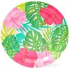 Sparkle and Bash 80 Pack Hawaiian Disposable Paper Plates, Luau Birthday Party Decorations 7 In - 3 of 4
