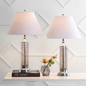 JONATHAN Y Astor Glass LED Table Lamp - 1 of 4