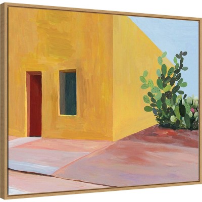 Tuscan Valley II Yellow and Green Canvas Wall Art