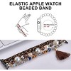 Worryfree Gadgets Beaded Handmade Fashion Bands for Apple Watch 38/40/41mm - 4 of 4