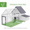 LAOTIES Wooden Chicken Coop with Nesting Box And Run,Outdoor Hen House with Tray And Roosting Bars - 4 of 4